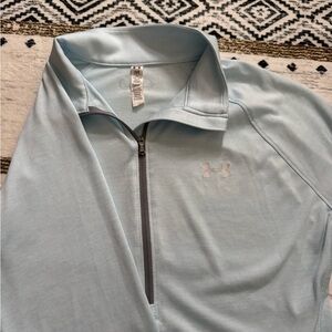 Under Armour Sky Blue Quarter-Zip Top